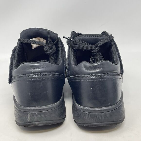 Orthofeet Jackson Tie-Less Shoes Mens 12 D Black Leather Lace Up Oxford Comfort main image 12